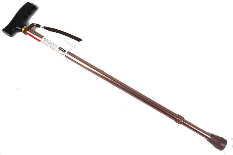 Трость алюминиевая телескопическая, 74-94см, Е0611 бронза_0