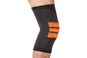 Суппорт колена эластичный INDIGO с усиленной гелевой вставкой IN218 (на коленный сустав)