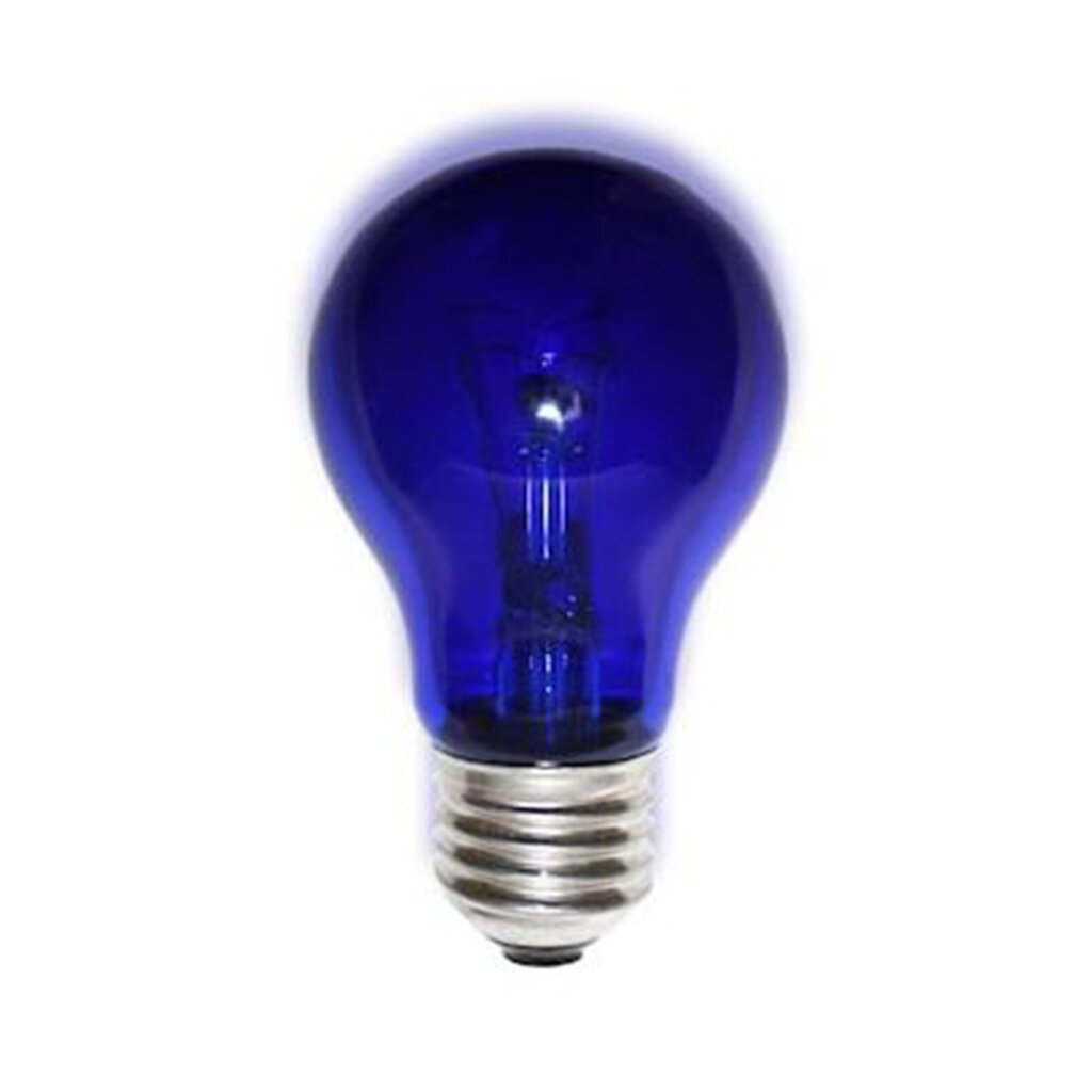 Лампа накаливания синяя